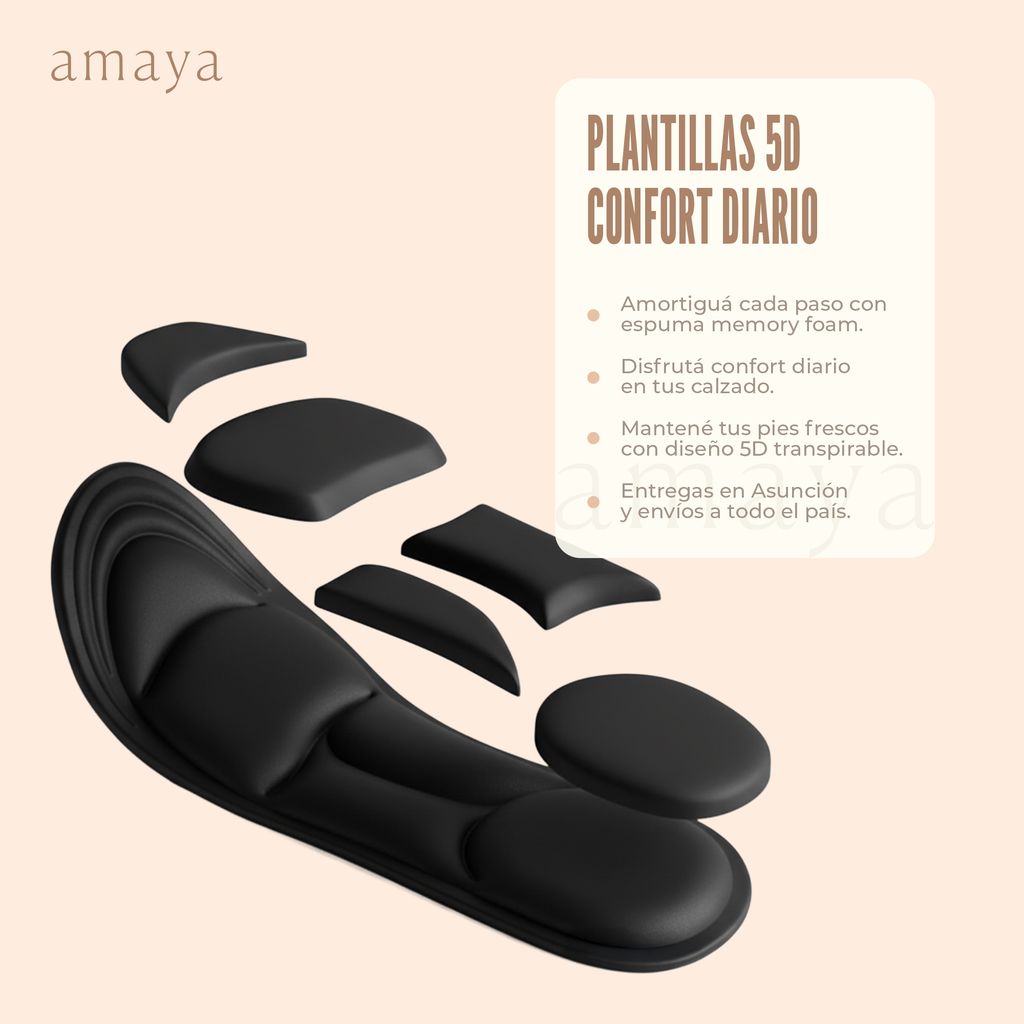 Plantillas Masajeadoras de Espuma Ultra Suaves