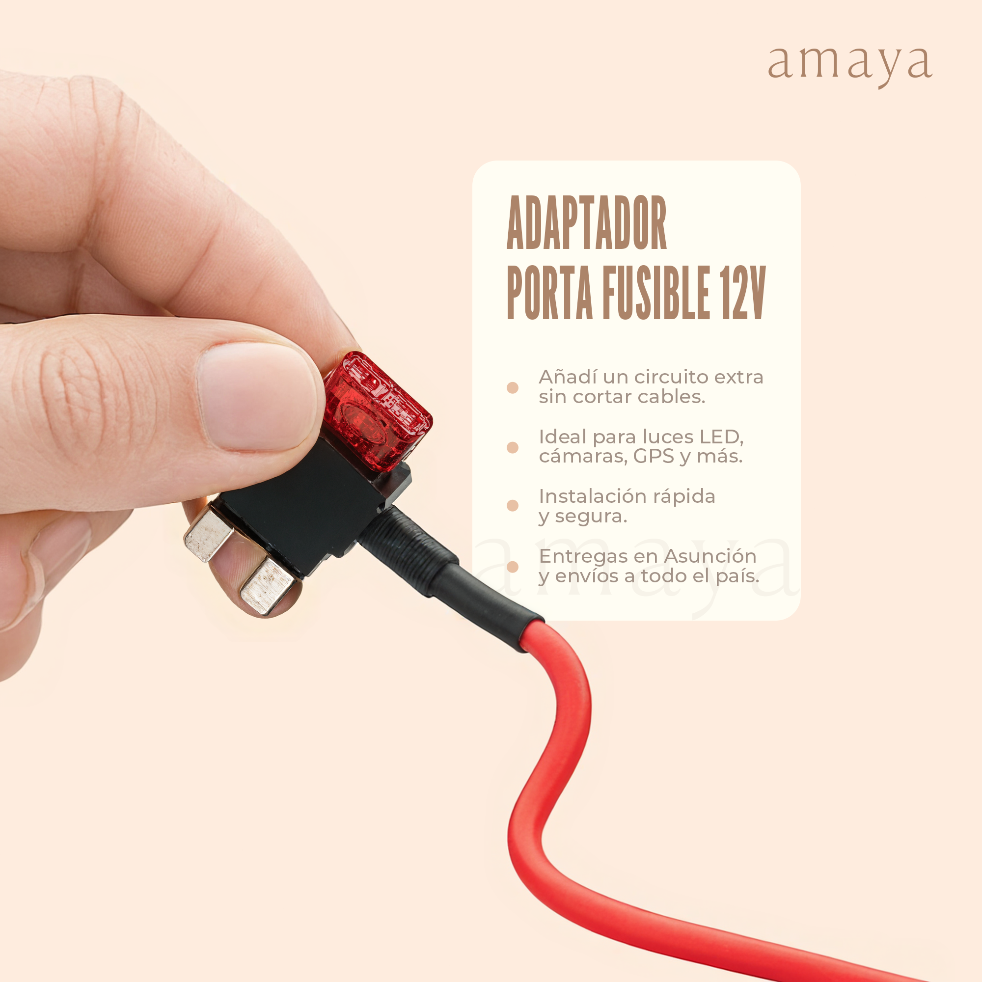 Adaptador Porta Fusible 12V Add-a-Fuse