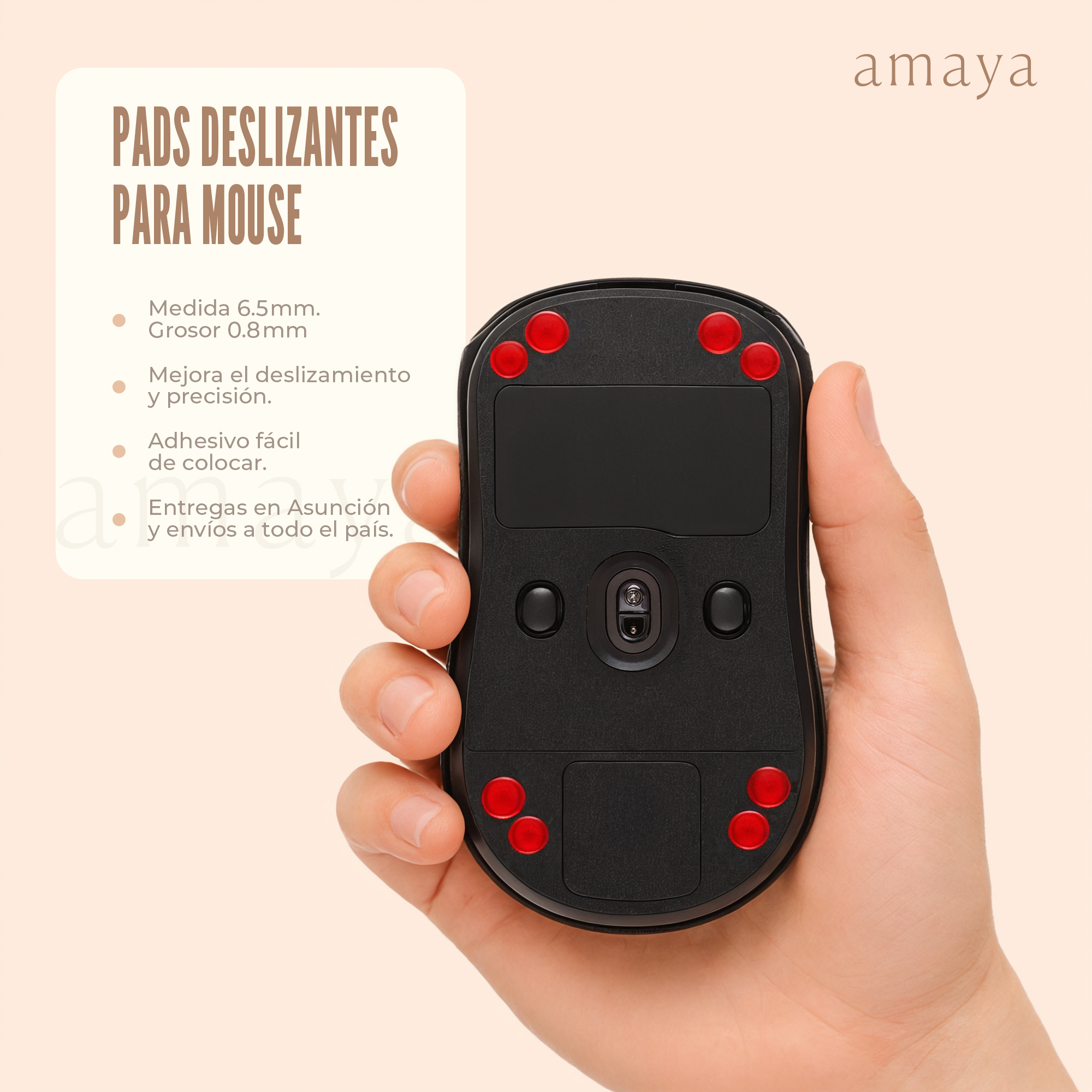 Pads Deslizantes Universales para Mouse
