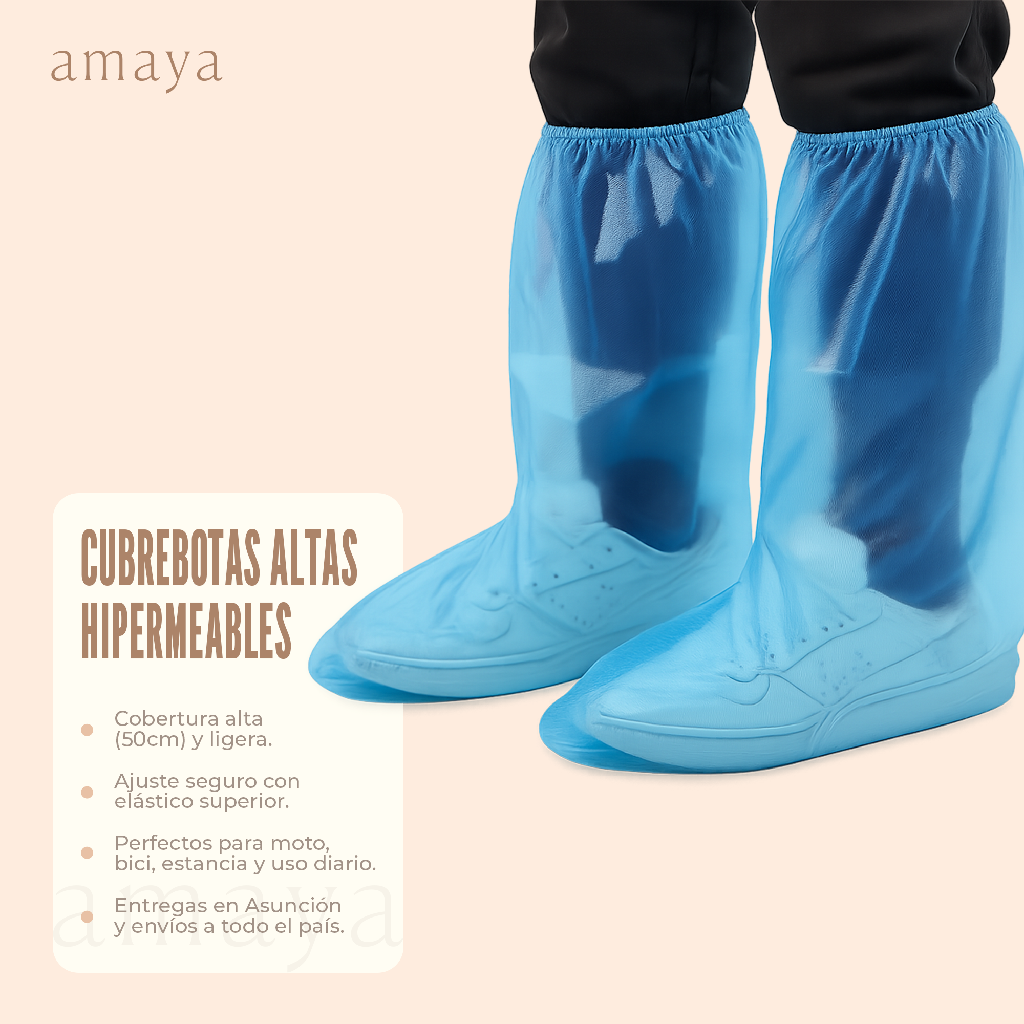 Cubrebotas Altas Impermeables