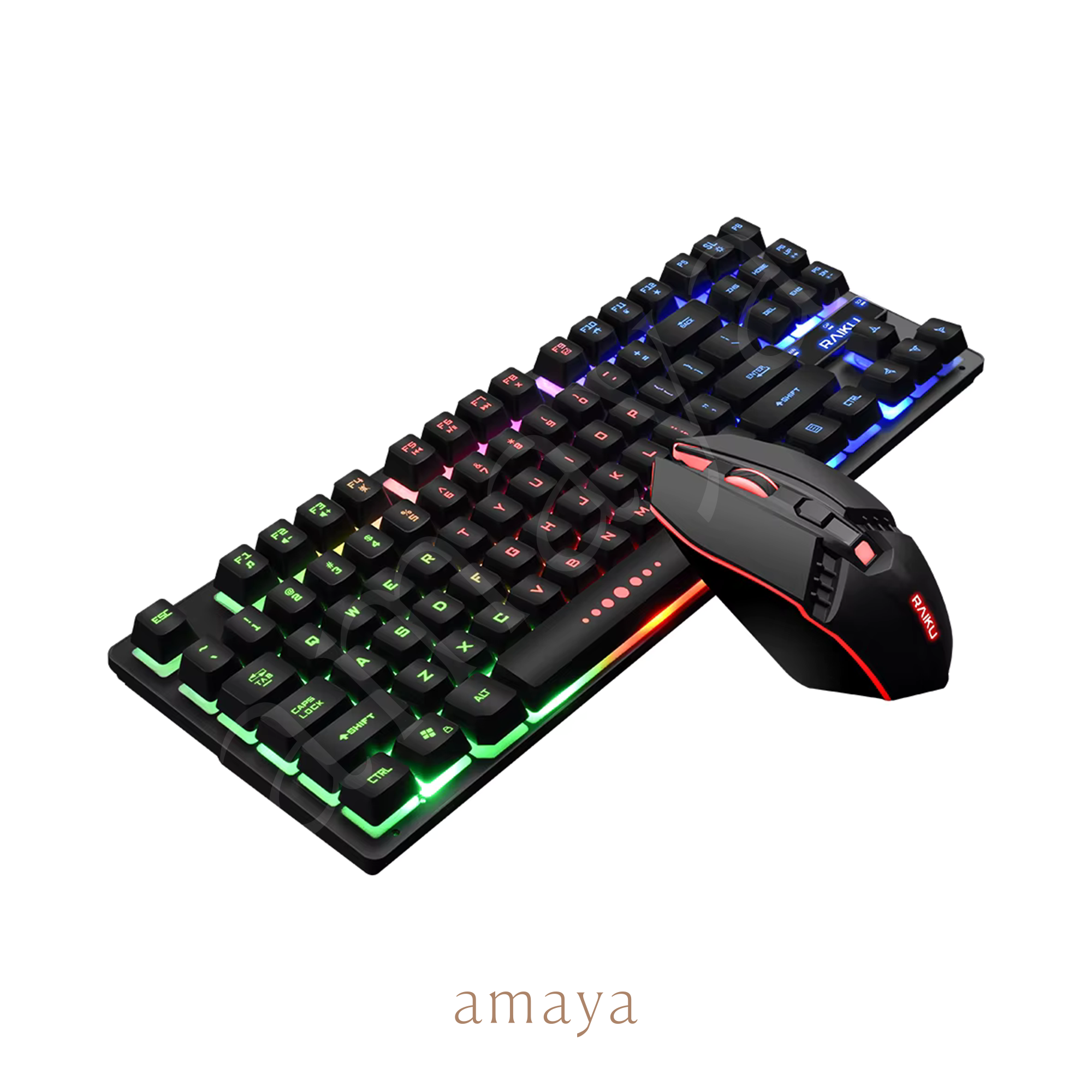 Combo Gamer Inalámbrico RGB Recargable