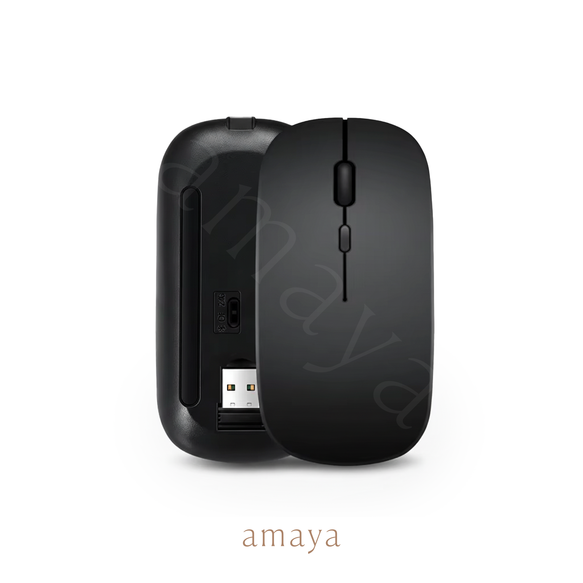 Mouse Inalámbrico Recargable Dual Mode 2.4G + Bluetooth