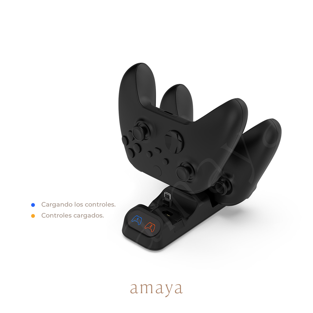 Base de Carga Doble para Controles