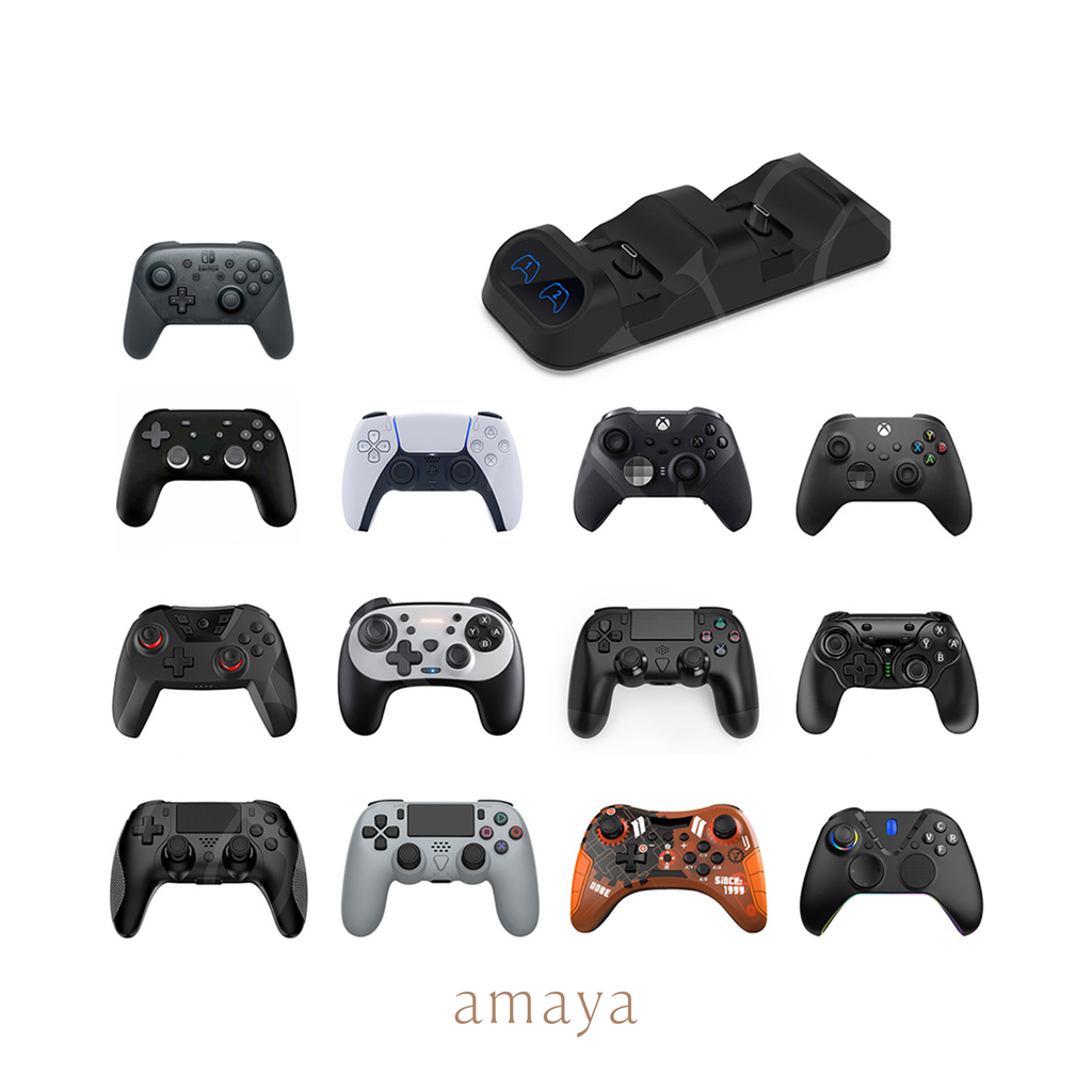 Base de Carga Doble para Controles